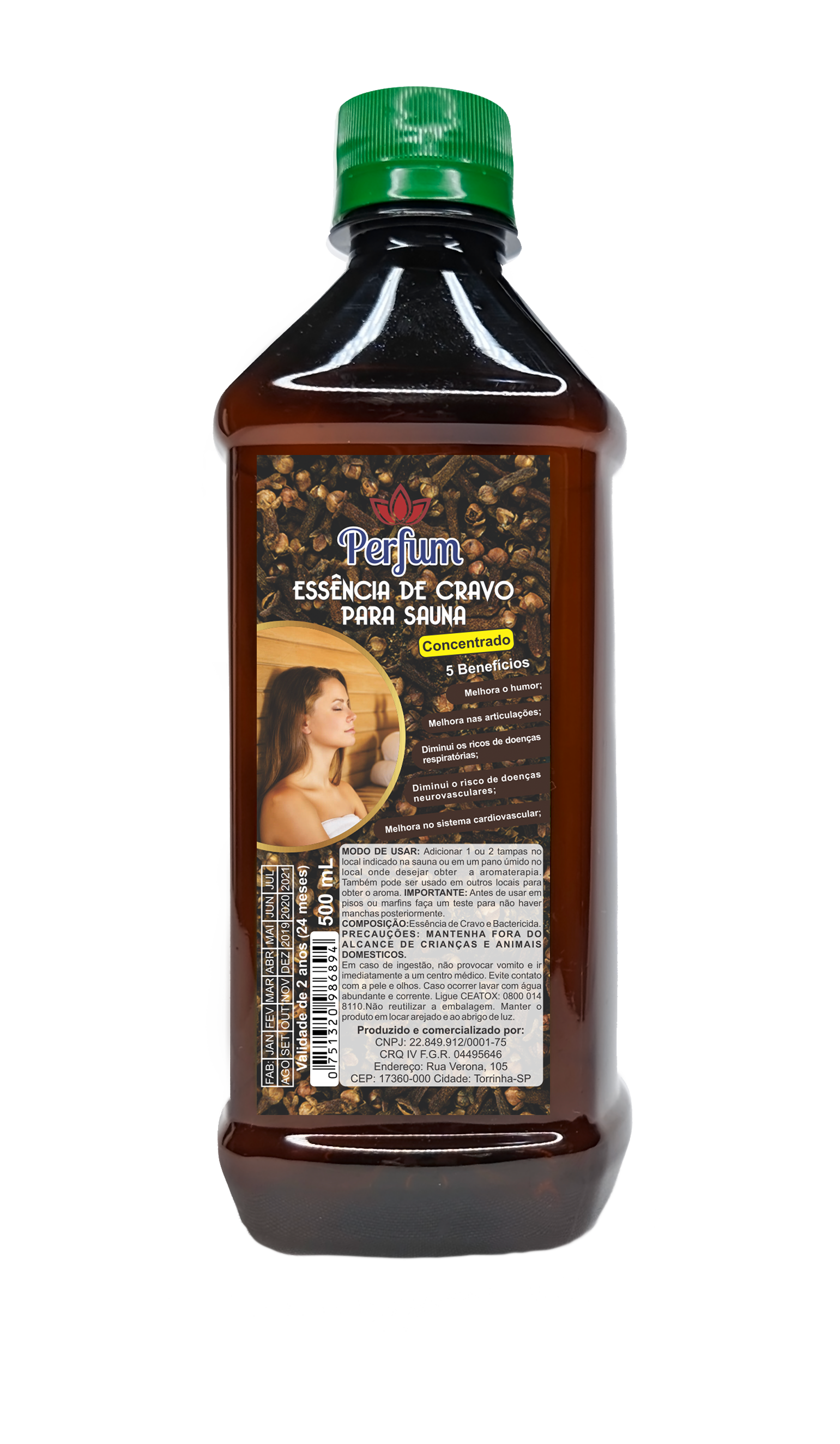 Essência de Cravo Concentrado - 500ml